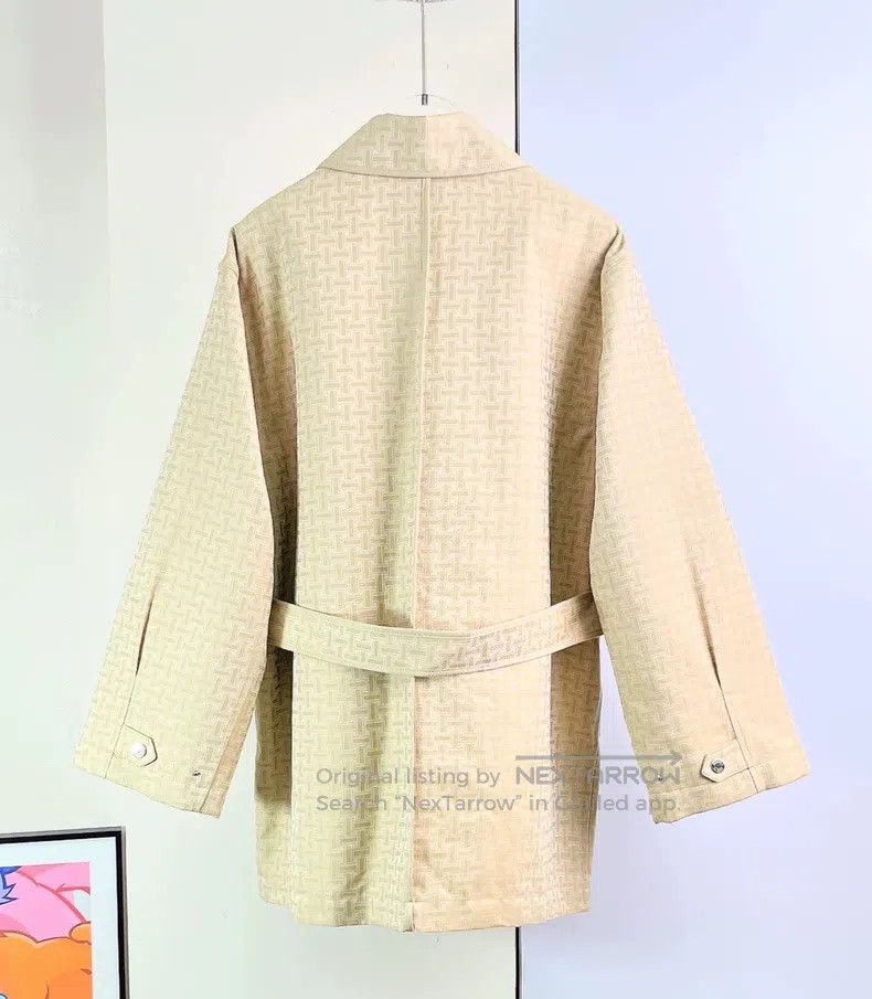 Hermes Hermes Khaki Letter H Cotton-Padded Two-Piece Jacket Size XS / US 0-2 / IT 36-38 - 5 Thumbnail