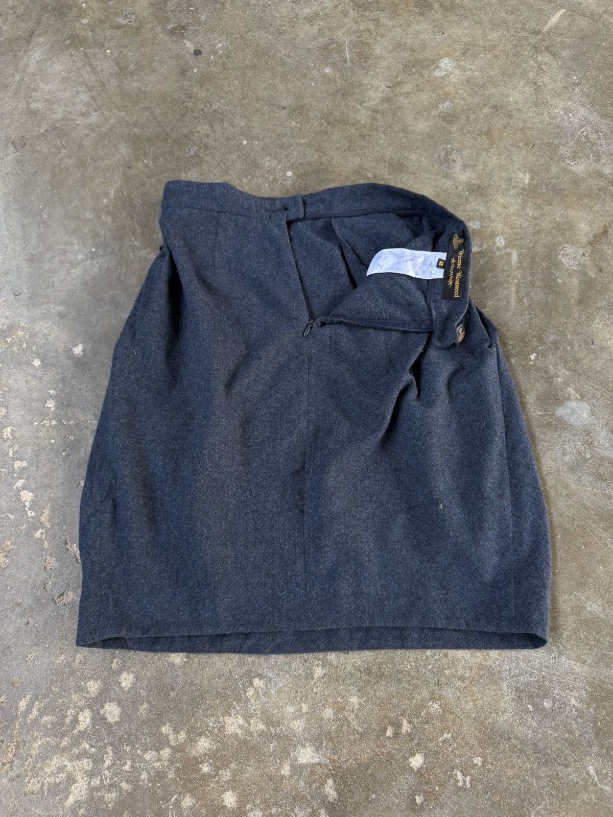 Vivienne Westwood Vintage Vivienne Westwood Anglomania Asymmetrical Wool Skirt Size 28" / US 6 / IT 42 - 5 Thumbnail