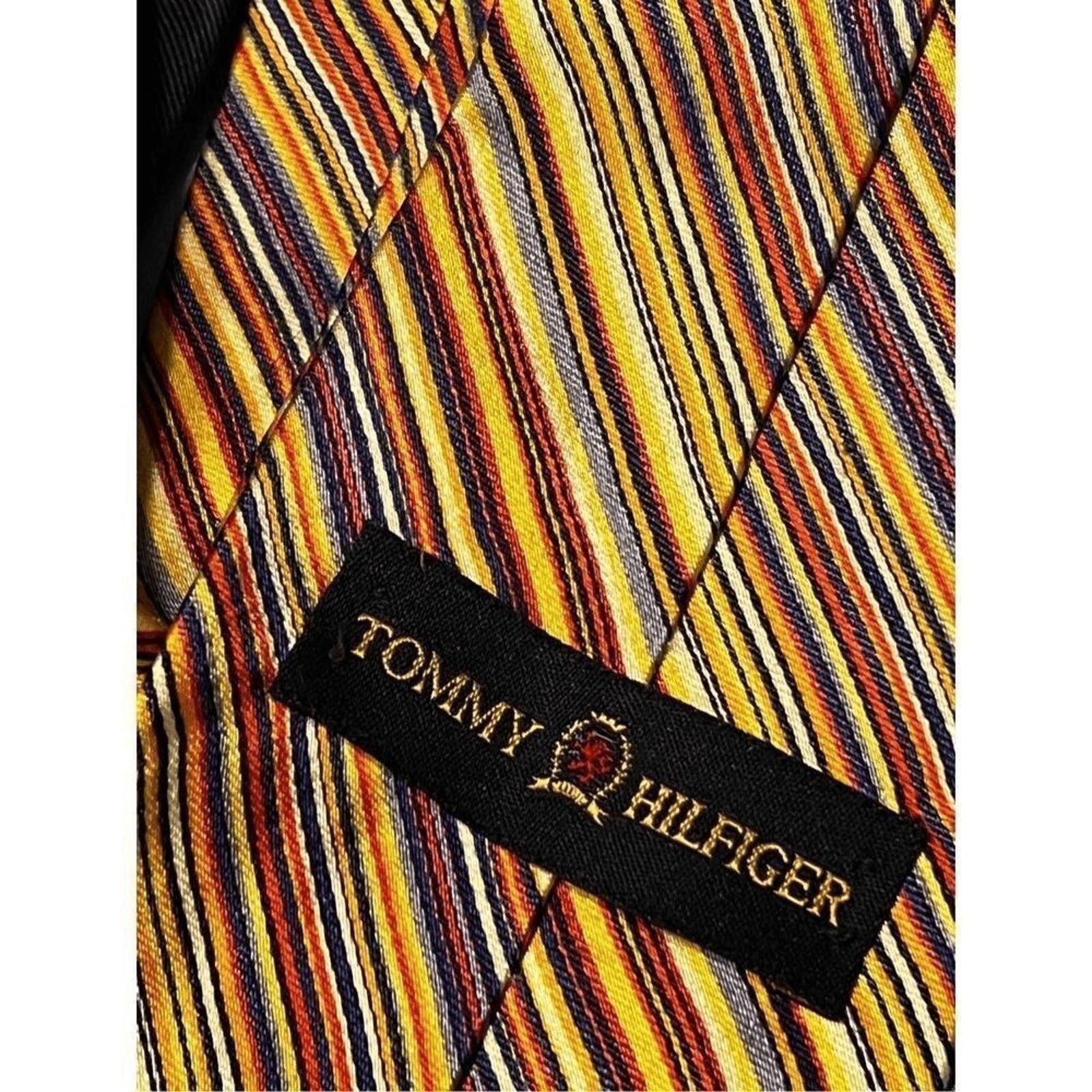 Tommy Hilfiger Vintage Tommy Hilfiger stripe tie Size ONE SIZE - 9 Thumbnail