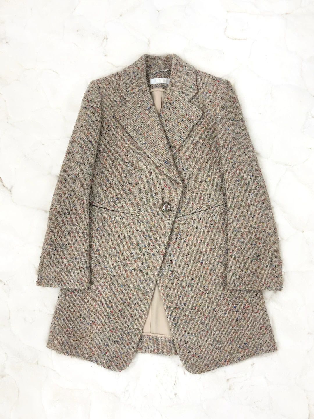 Chloe Chloe Colorful Woven Blazer Size XXS / US 00 / IT 34 - 1 Thumbnail
