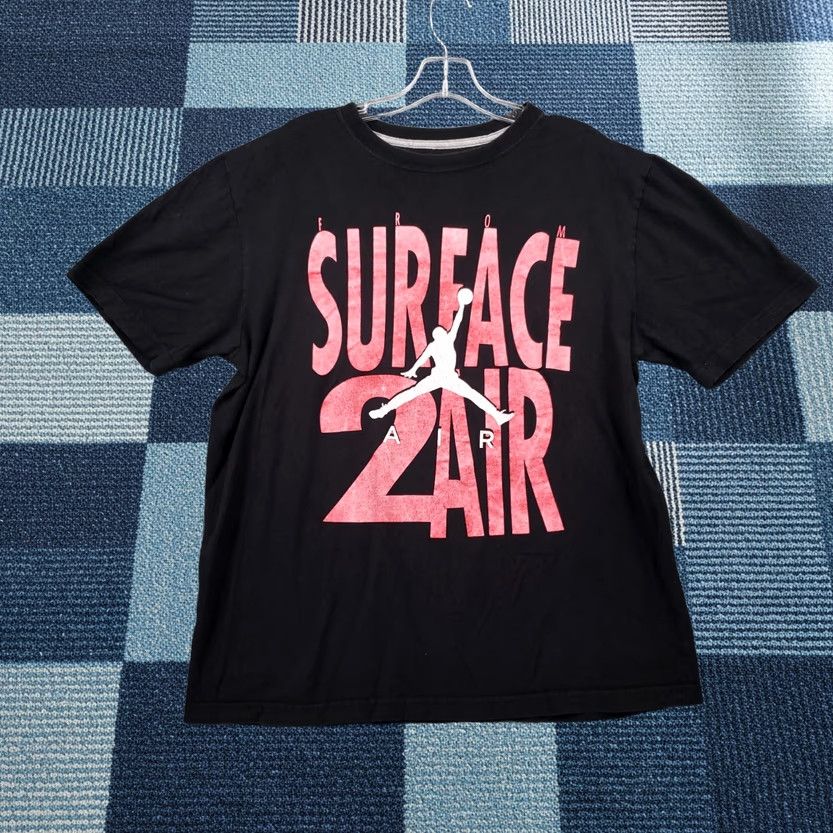 Jordan Brand Jordan T-Shirt Mens L Black Short Sleeve Logo Casual Size US L / EU 52-54 / 3 - 1 Thumbnail