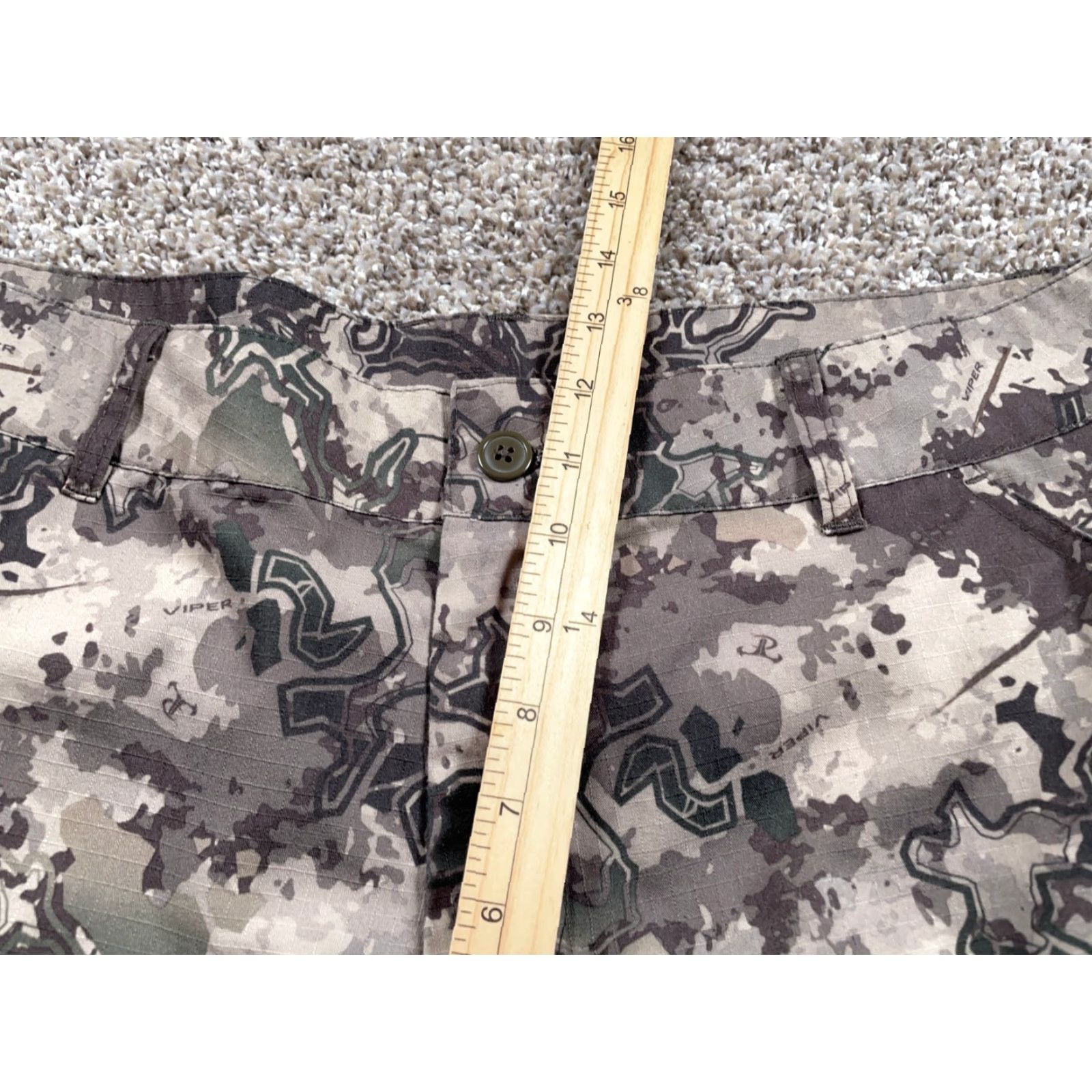 Vintage VINTAGE TrueTimber Camo Ripstop Cargo Pants Men's XL (37 x 32) Green Viper Camouflage 90s Army Nature Outdoor Mens Size US 37 - 7 Thumbnail