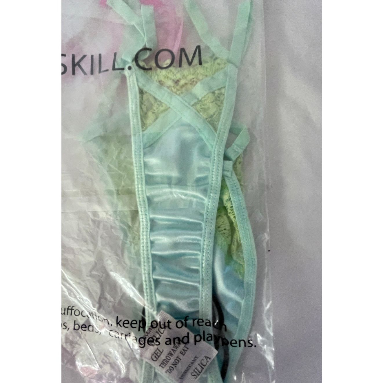 Dolls Kill Dolls kill Sugar Thrillz Green Lingerie Set Bra/Panty XXS Size ONE SIZE - 7 Thumbnail