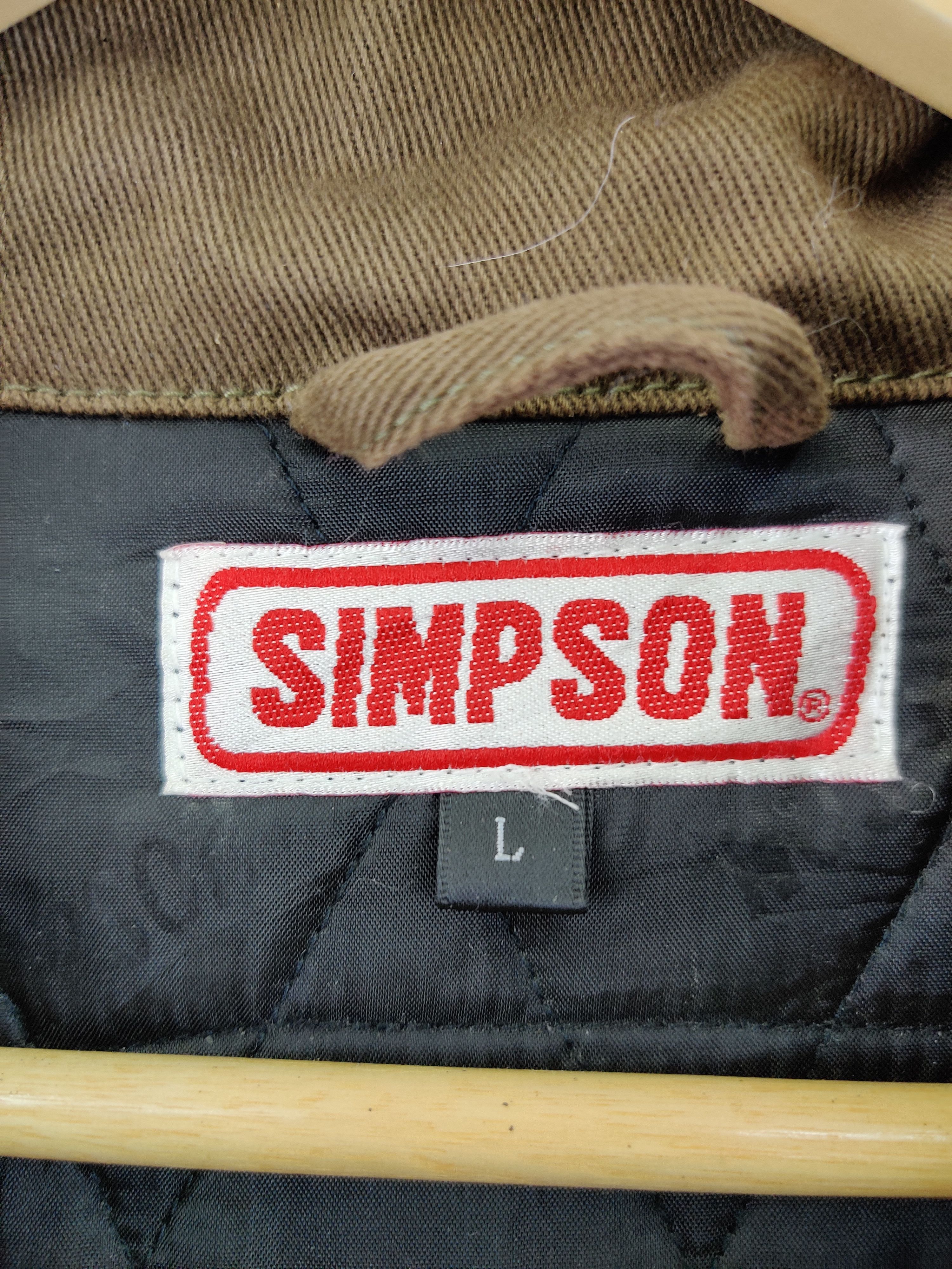 Sports Specialties Vintage Simpson Motorcycle Bikers Riding Jacket Size US L / EU 52-54 / 3 - 17 Thumbnail