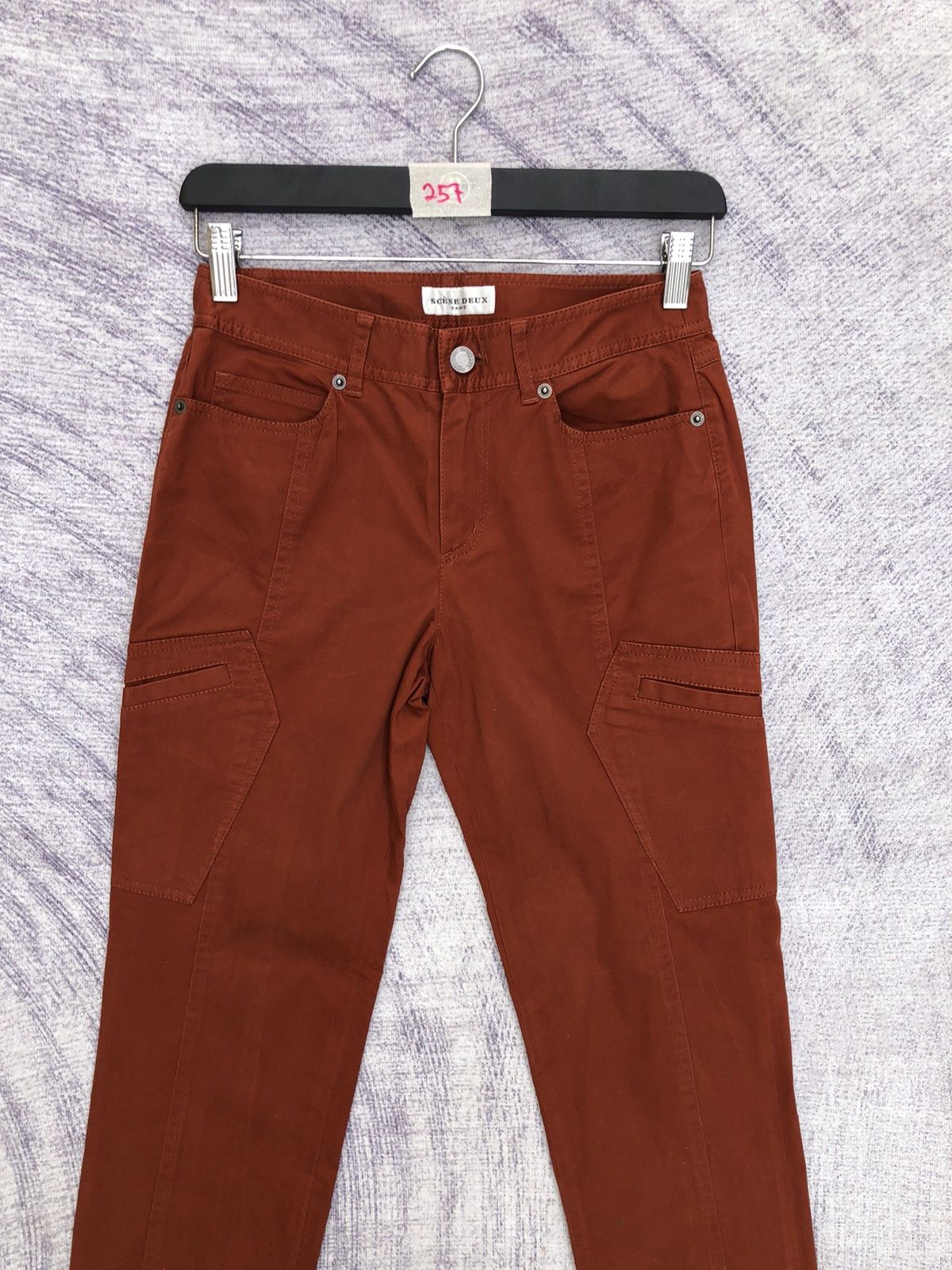 Japanese Brand Japanese Cargo Pants Multipocket Skinny Fit W27xL37.5 Size US 27 - 2 Thumbnail