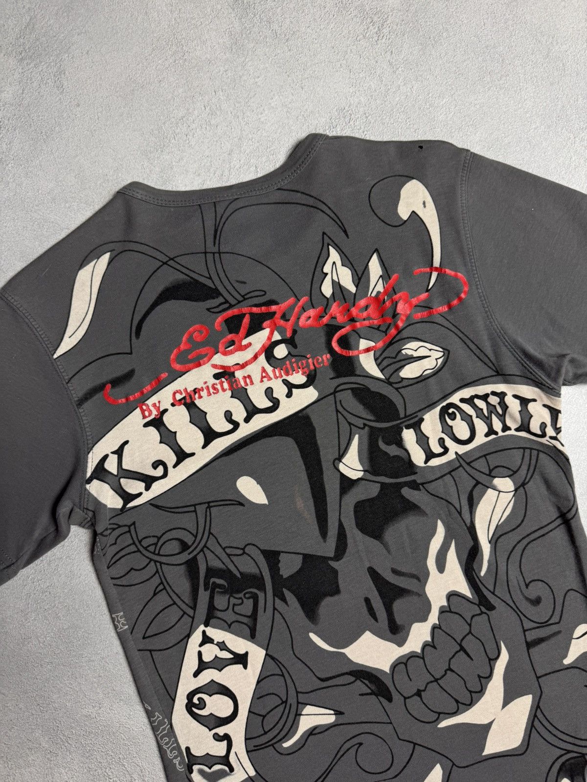 Ed Hardy Ed Hardy by Christian Audigier Big Logo T-Shirt Size M / US 6-8 / IT 42-44 - 5 Thumbnail