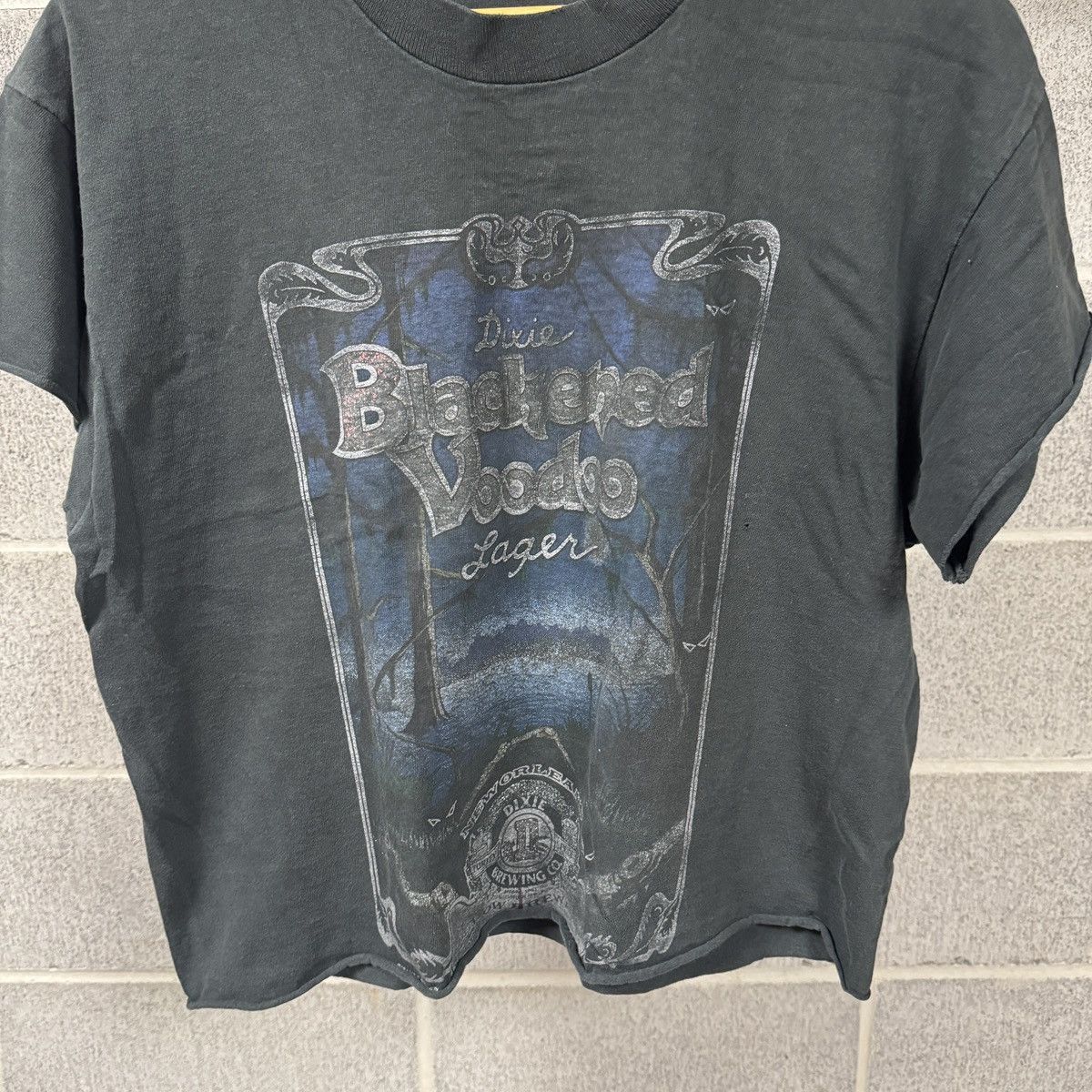 Vintage Dixie Blackened Voodoo Lager Thrashed Shirt ERD Grunge Size US L / EU 52-54 / 3 - 5 Thumbnail