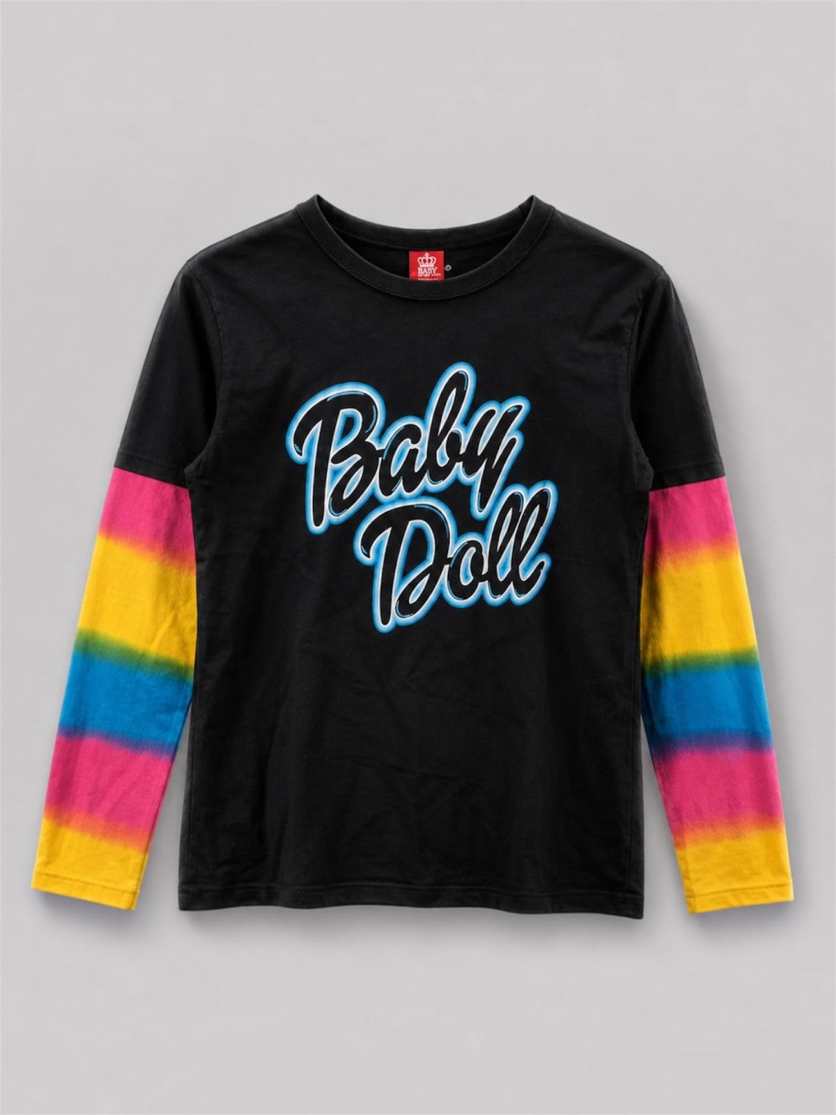 Japanese Brand 🇯🇵 Baby Doll Gothic Rainbow Sleeve Double Layers Size US S / EU 44-46 / 1 - 1 Thumbnail