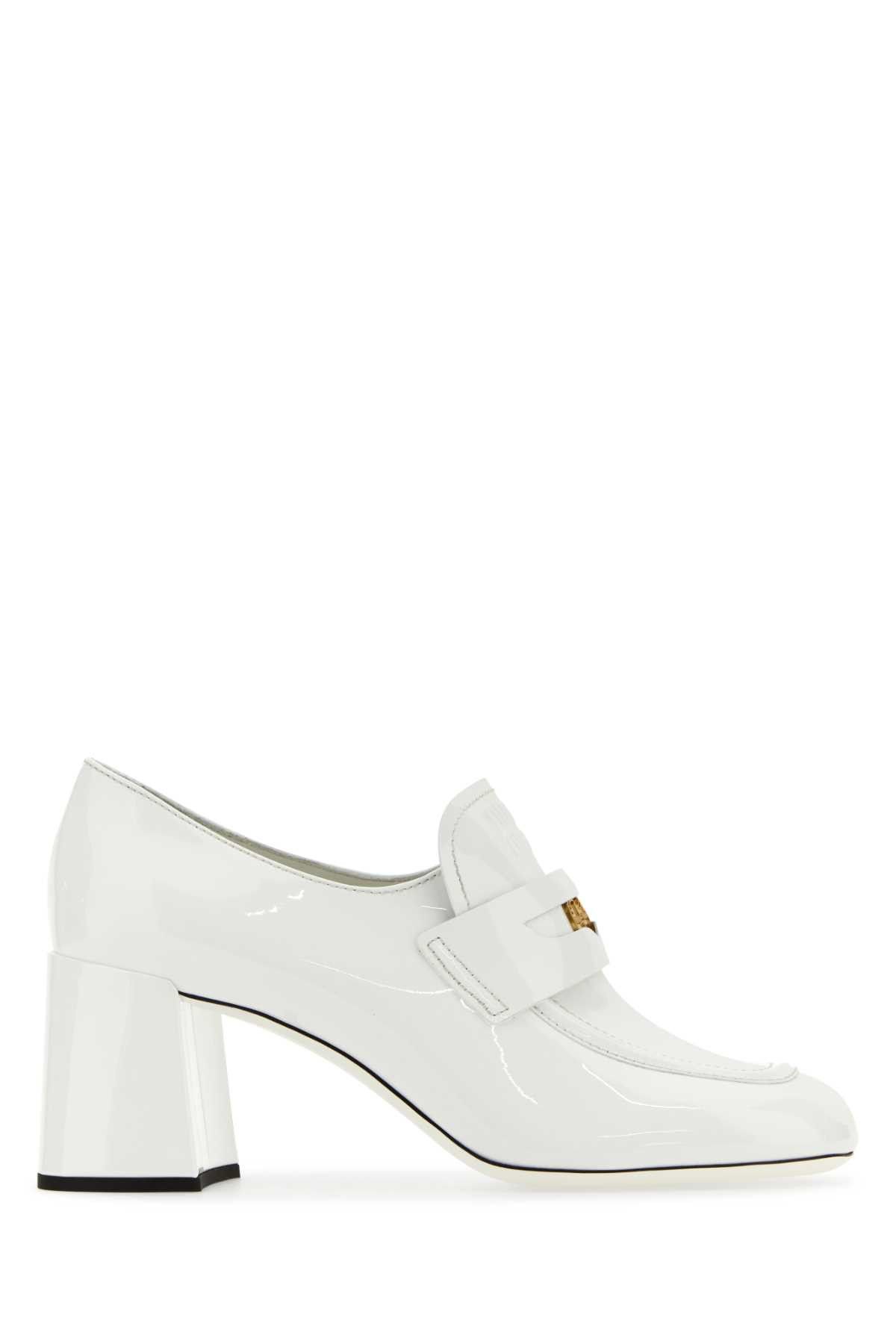 miu miu white pumps