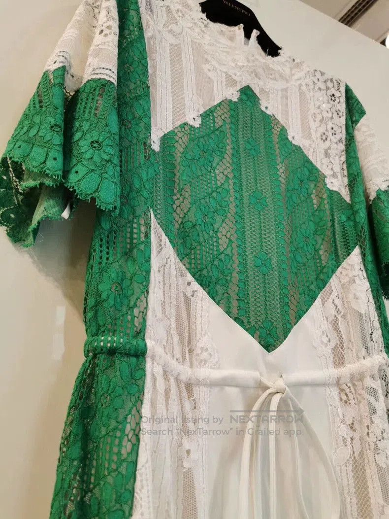 Valentino Valentino Green lace dress Size S / US 4 / IT 40 - 2 Thumbnail