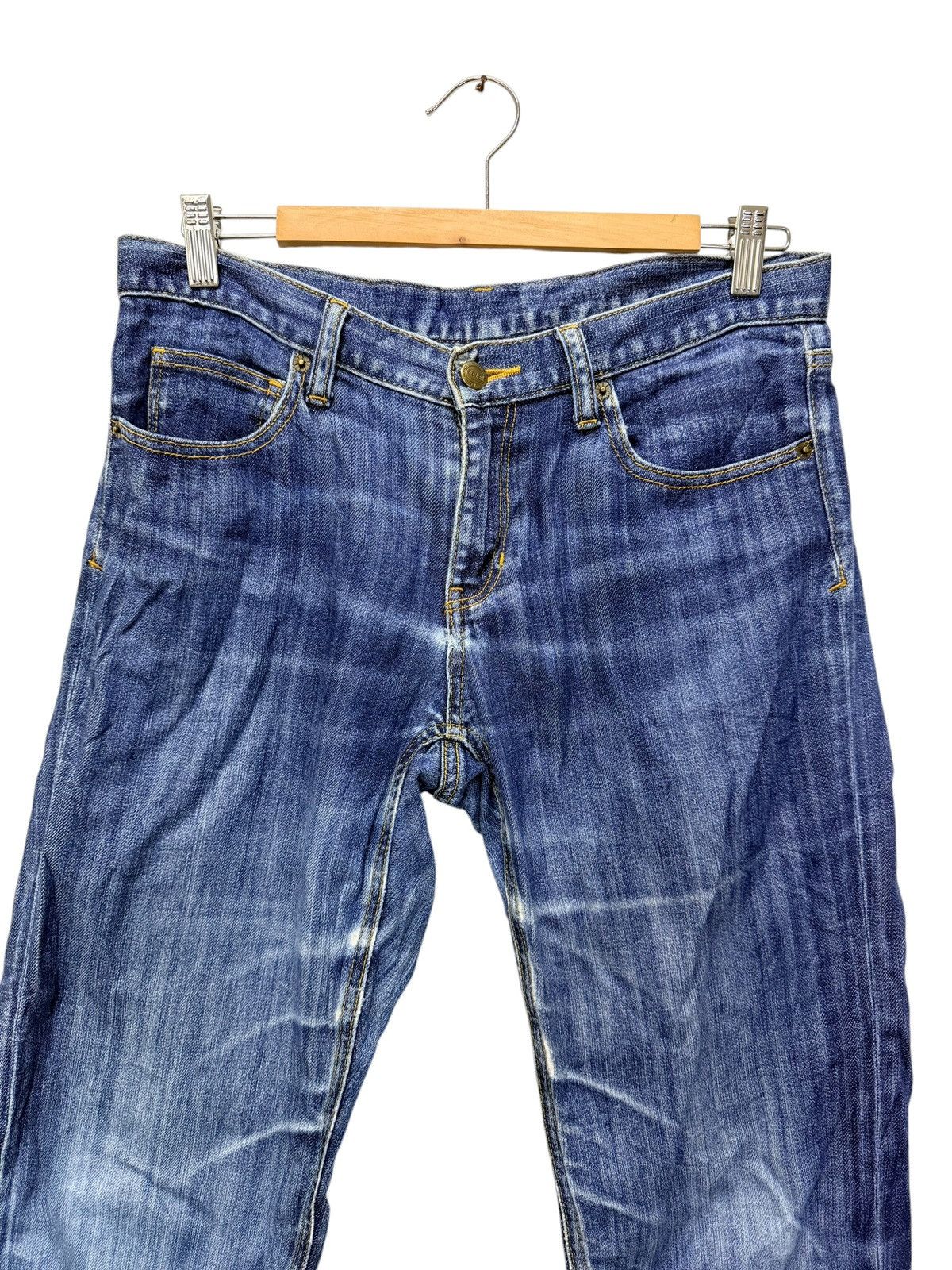 Japanese Brand Vintage Elle L’essentiel De La Mode Auquotidien Denim Pants Size 32" / US 10 / IT 46 - 2 Thumbnail