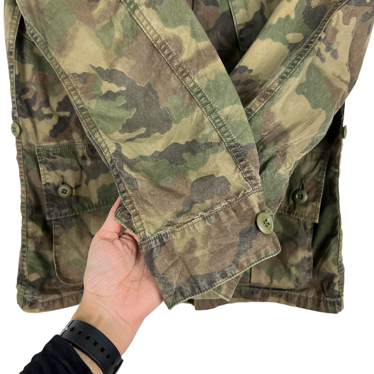 Remi Relief 🔥 REMI RELIEF FATIQUE JUNGLE MILITARY JACKET MADE IN JAPAN Size US M / EU 48-50 / 2 - 14 Thumbnail