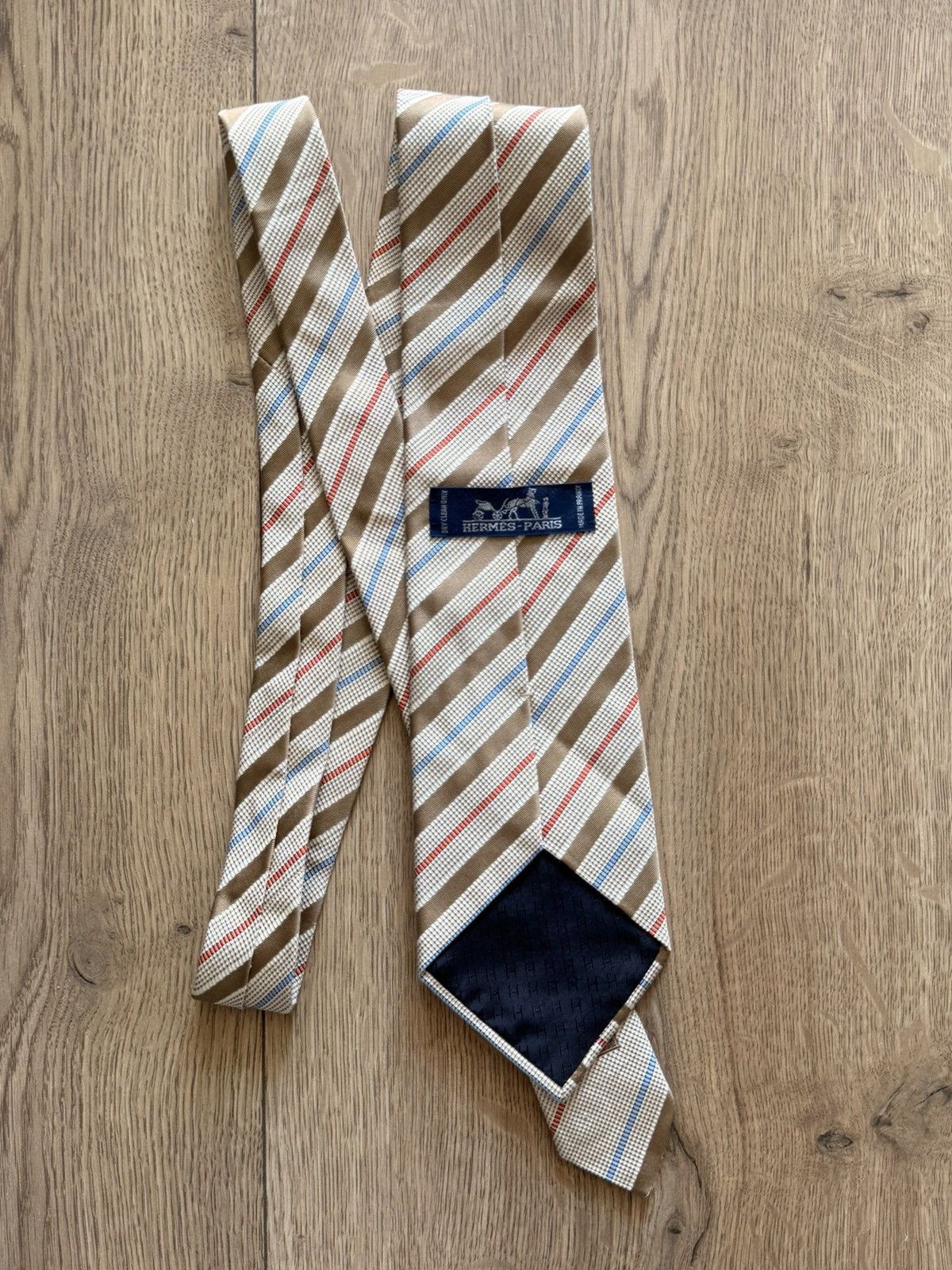 Hermes Hermès Paris Tie Size ONE SIZE - 1 Thumbnail