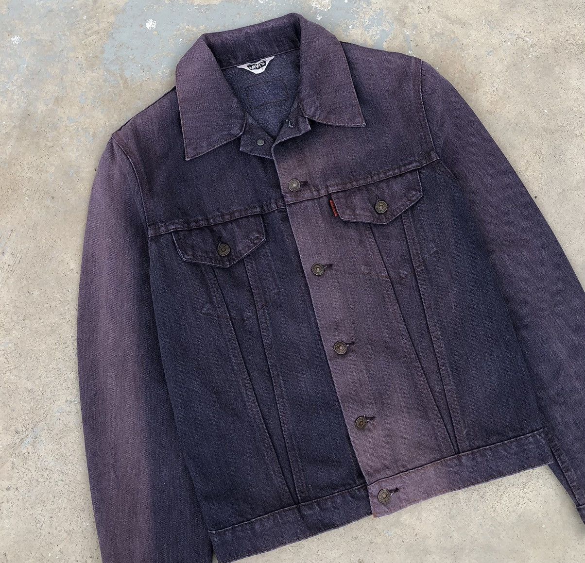 Levi's Vintage Clothing Vintage Faded Levis Orange Tab Denim Trucker Jacket Size US M / EU 48-50 / 2 - 4 Thumbnail