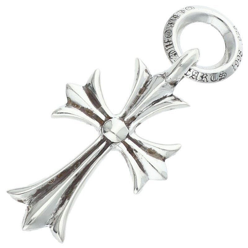 Chrome Hearts Chrome Hearts Tiny CH Cross Charm Silver Necklace Size ONE SIZE - 2 Thumbnail