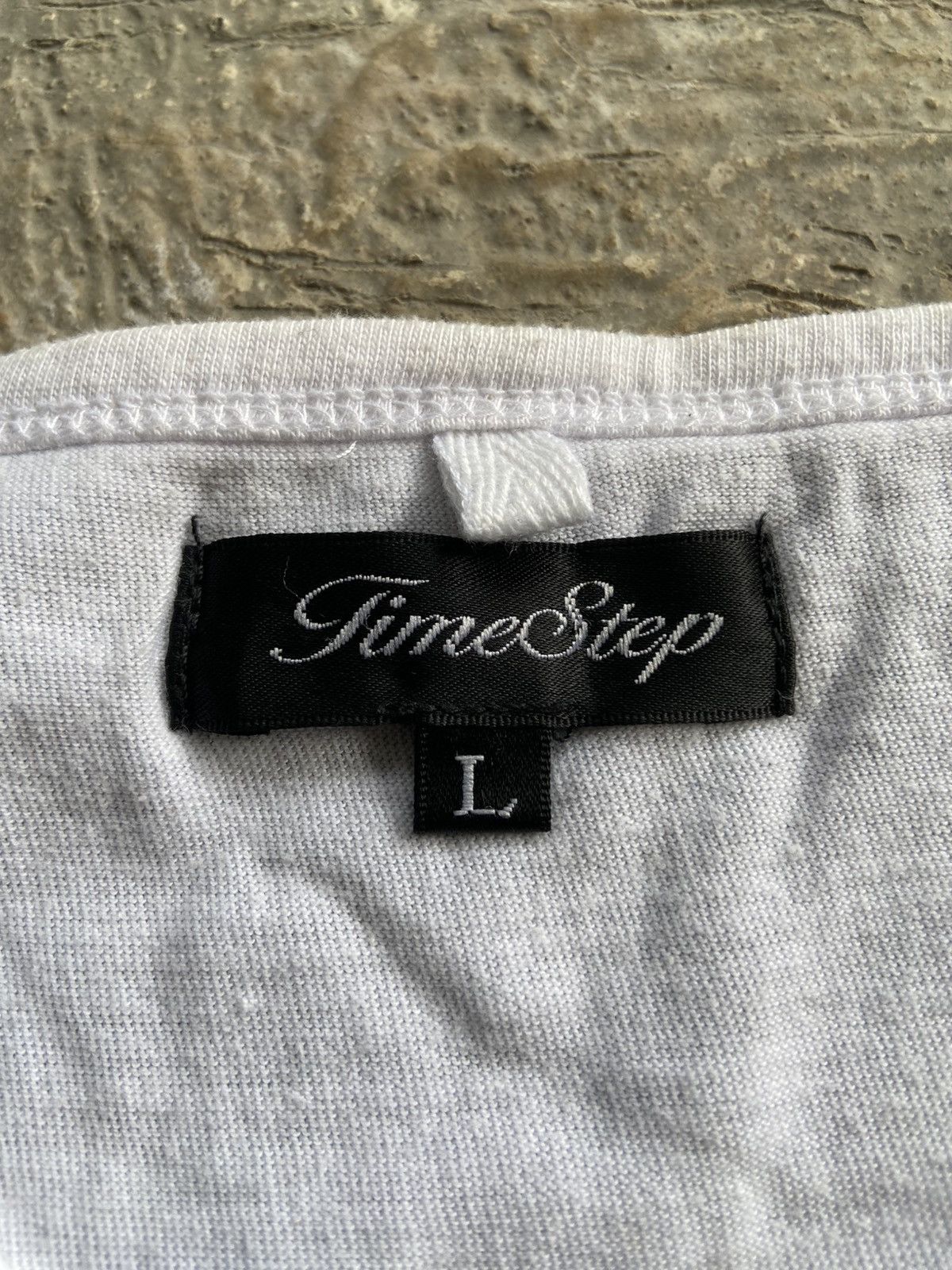 Japanese Brand 2000s Time Step - Vkei Style Poem T-Shirt Size US L / EU 52-54 / 3 - 4 Thumbnail