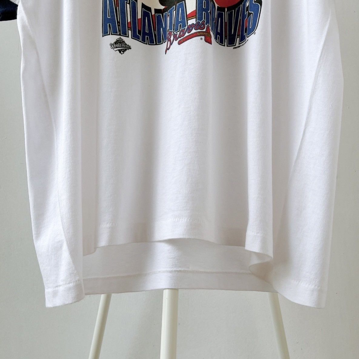 Starter × Vintage 90s Atlanta Braves MLB t-shirt/ XL Size US XL / EU 56 / 4 - 4 Thumbnail