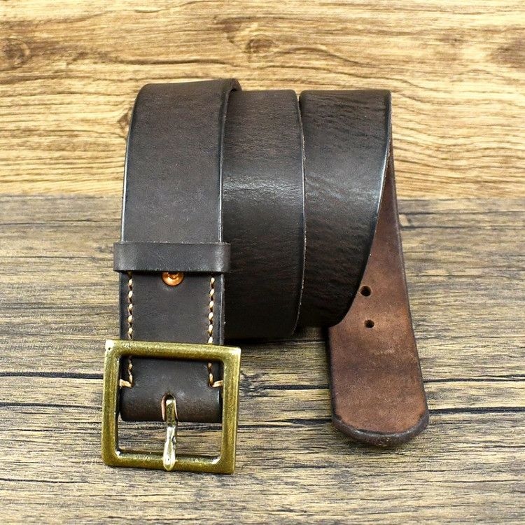 Japanese Brand × Leather Vintage Pin Buckle Leather Belt Size ONE SIZE - 1 Thumbnail