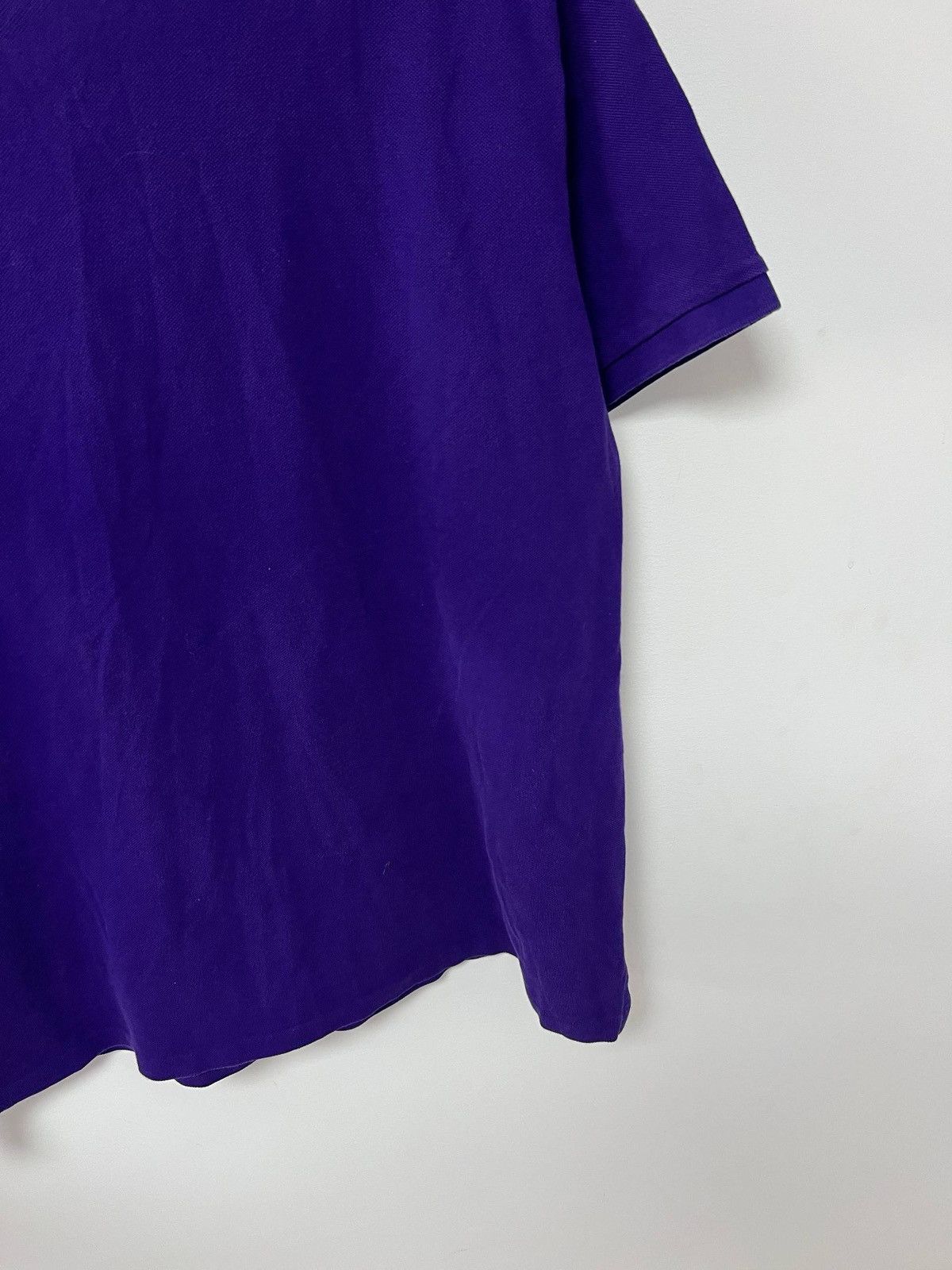 Polo Ralph Lauren Polo Ralph Lauren Custom Slim Fit Polo T shirt Purple Pony XL Size US XL / EU 56 / 4 - 17 Thumbnail