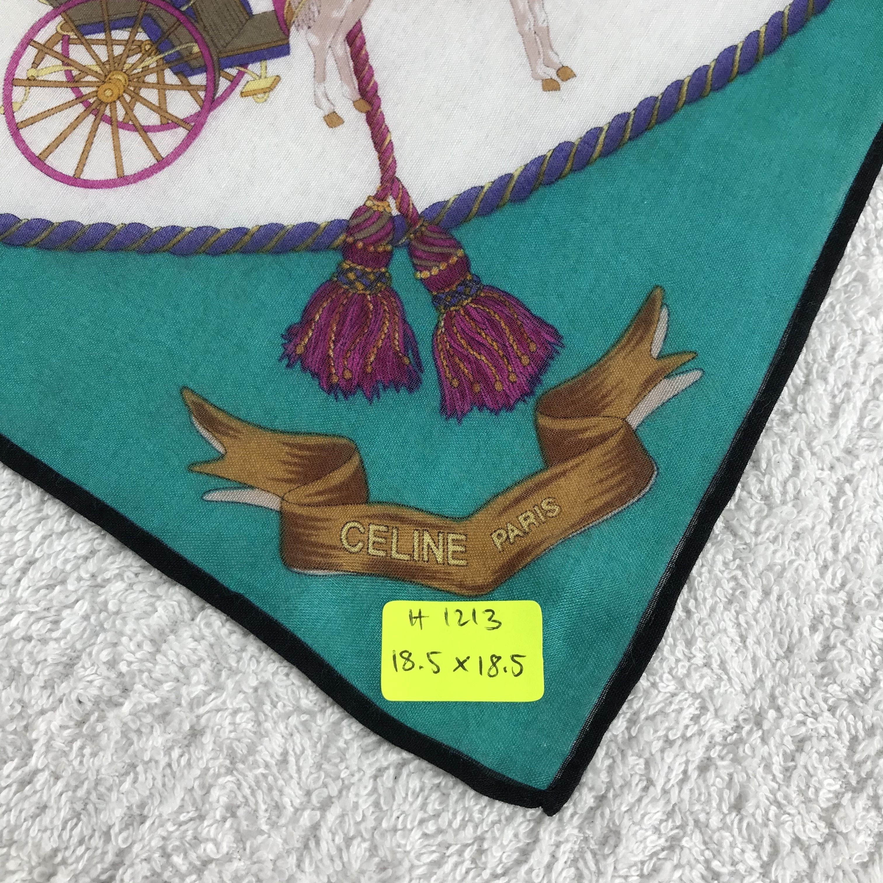 Celine × Vintage Celine Neckerchief / Bandana / Handkerchief Size ONE SIZE - 5 Thumbnail