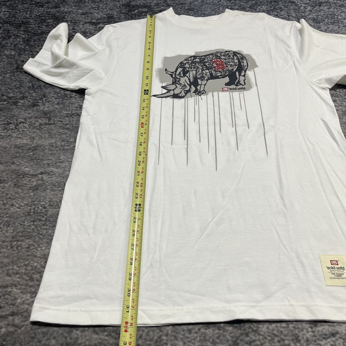 Ecko Unltd. VINTAGE Y2K ECKO UNLTD RHINO GRUNGE SKATER WHITE T SHIRT Size US M / EU 48-50 / 2 - 12 Thumbnail