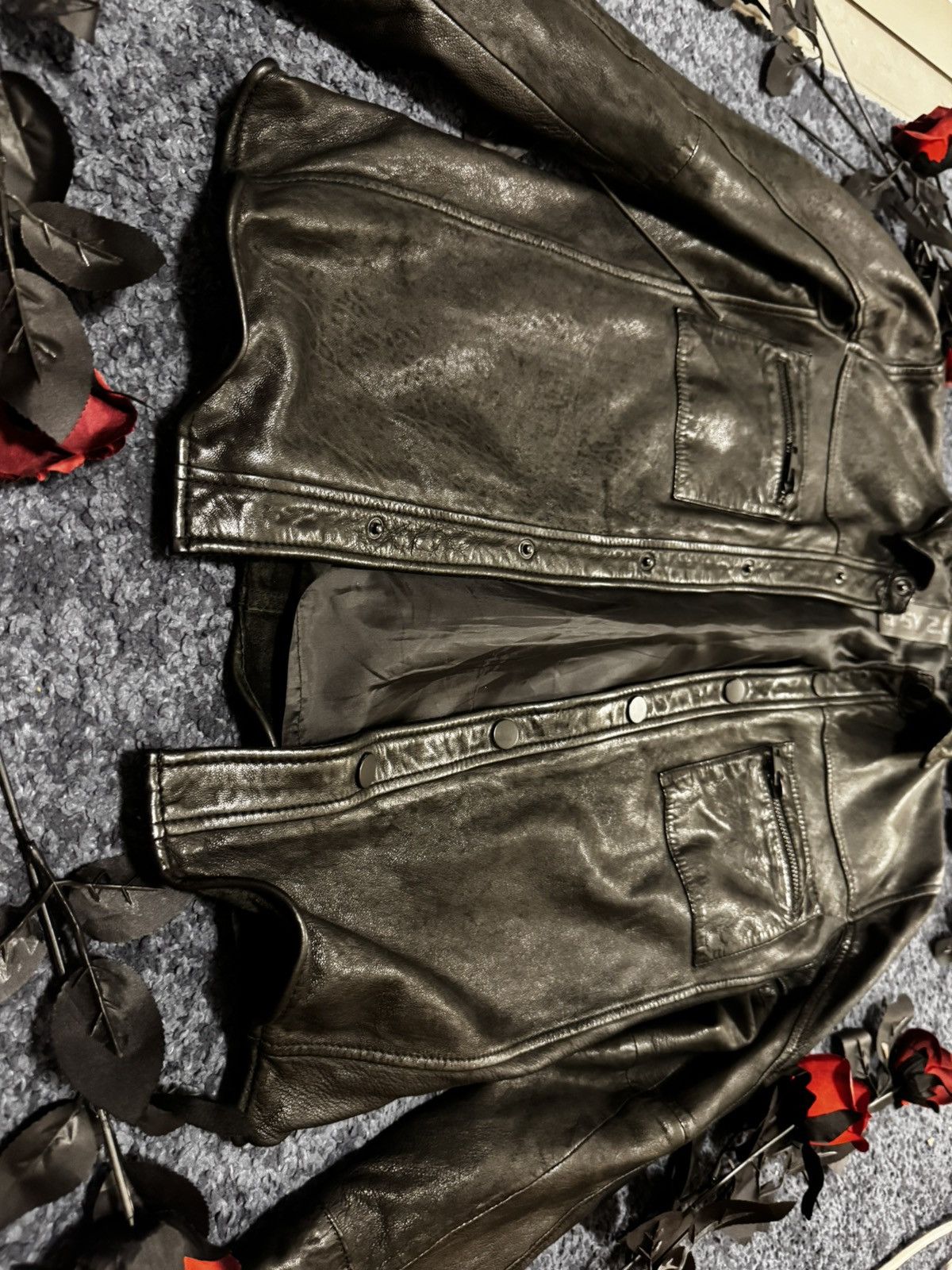 Gypsy Gypsy Vintage Rare Black Leather Jacket Size US S / EU 44-46 / 1 - 2 Thumbnail