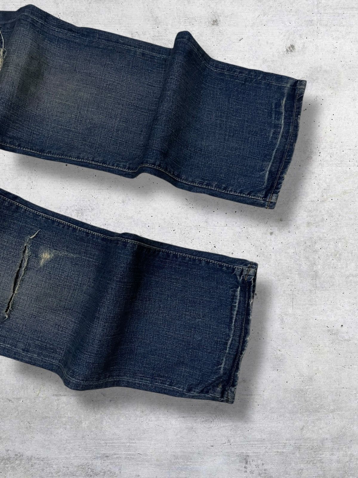 Polo Ralph Lauren VINTAGE POLO RALPH LAUREN SUPPLY DISTRESSED INDIGO DENIM Size US 33 - 5 Thumbnail