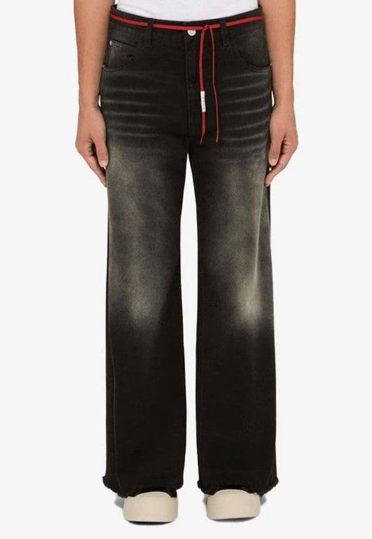 Marni Marni Faded Black Drawstring denim Size US 34 / EU 50 - 1 Thumbnail