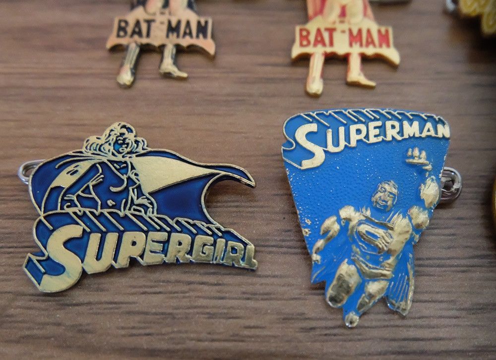 DC Comics DC Comics Pin Set (1979s) Size ONE SIZE - 2 Thumbnail