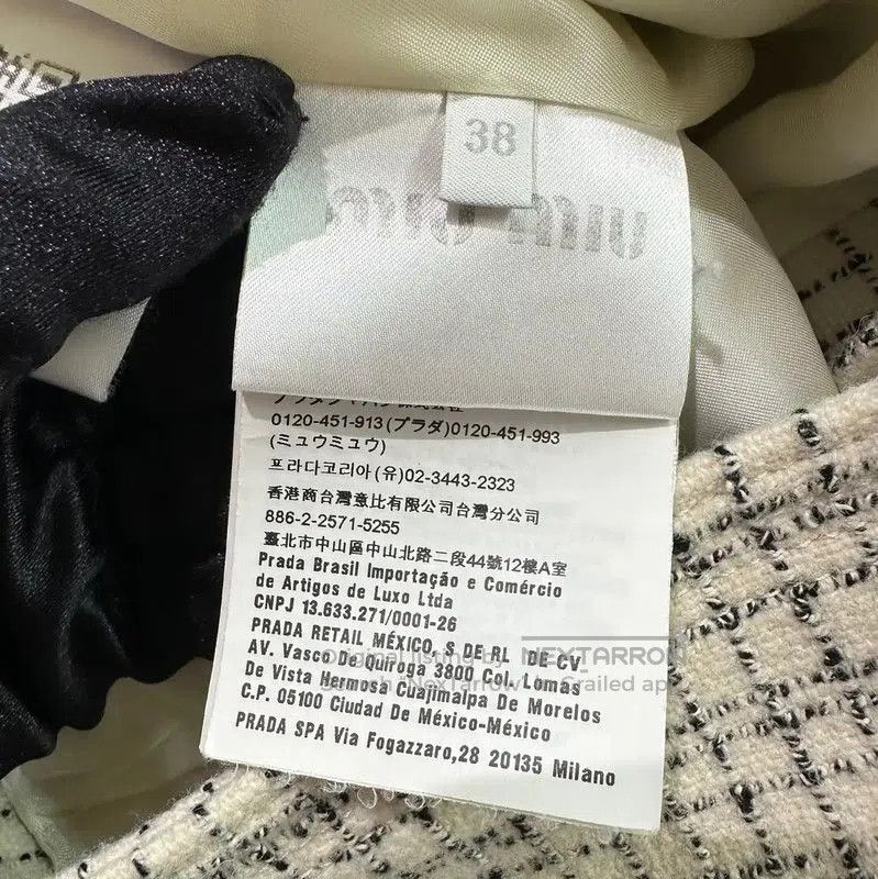 Miu Miu Miu Miu Wool Jacket with Bow Tie . Size M / US 6-8 / IT 42-44 - 5 Thumbnail