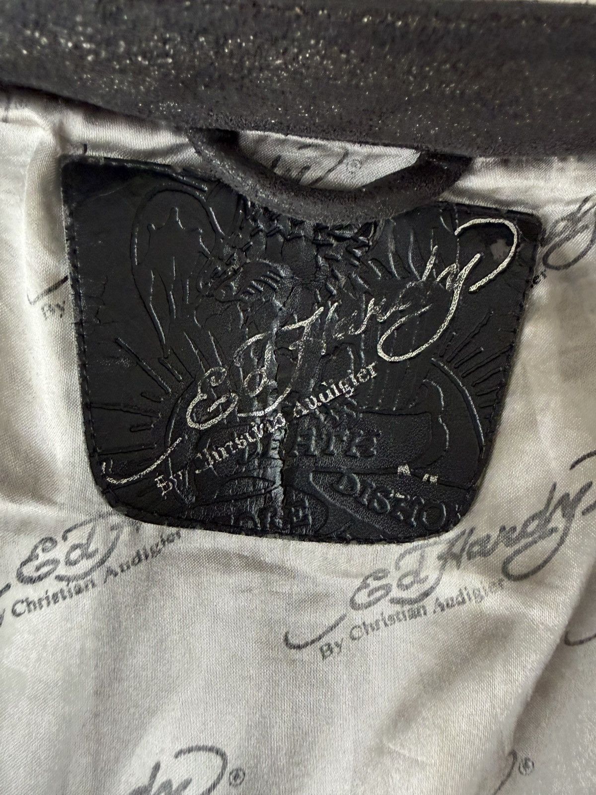 Christian Audigier Ed Hardy Bomber Jacket Size M / US 6-8 / IT 42-44 - 8 Thumbnail