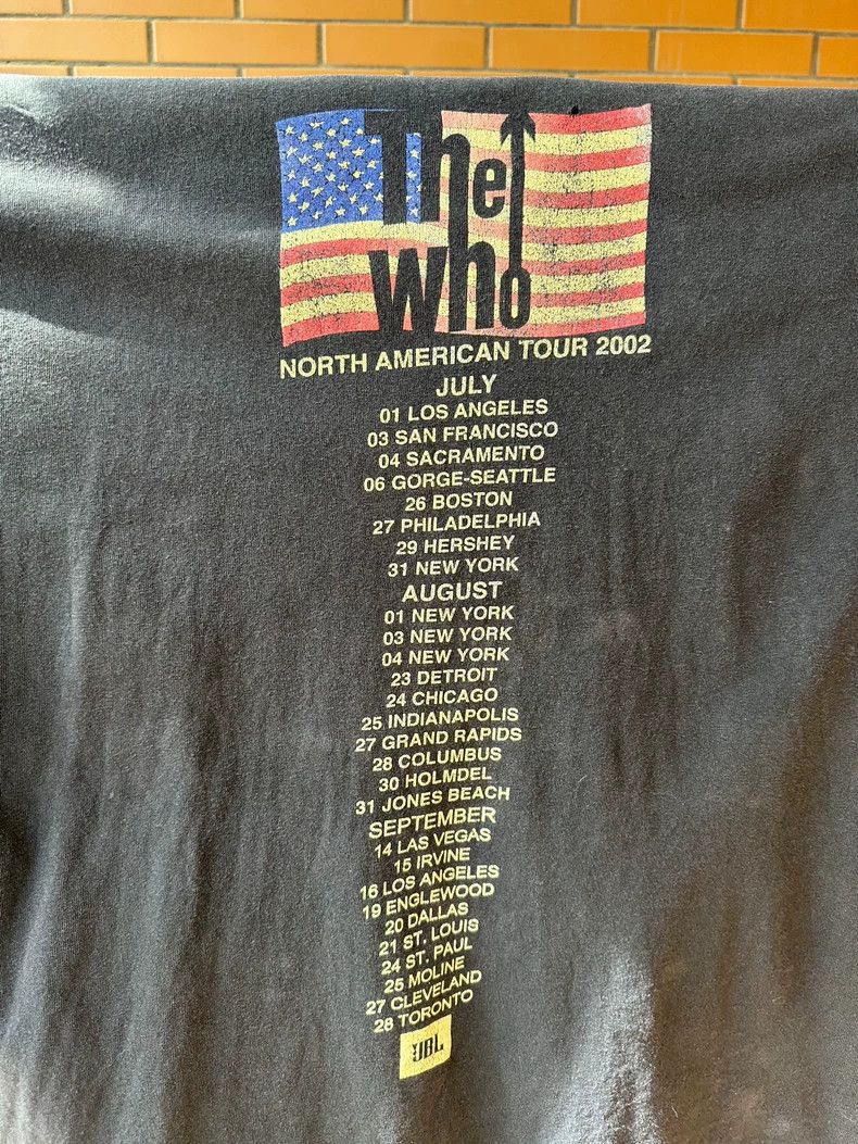 Vintage VintageTee 2002 The Who 2505-Nextarrow Size US XL / EU 56 / 4 - 5 Thumbnail