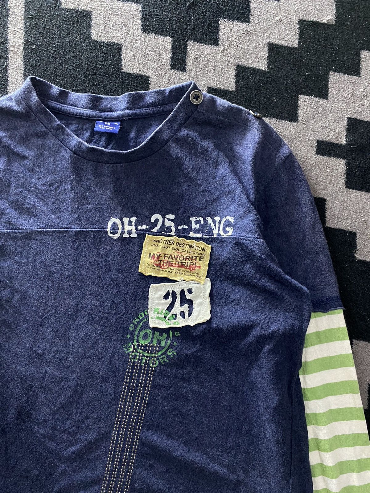 20471120 Vintage ohoo double layers tee Size US S / EU 44-46 / 1 - 3 Thumbnail