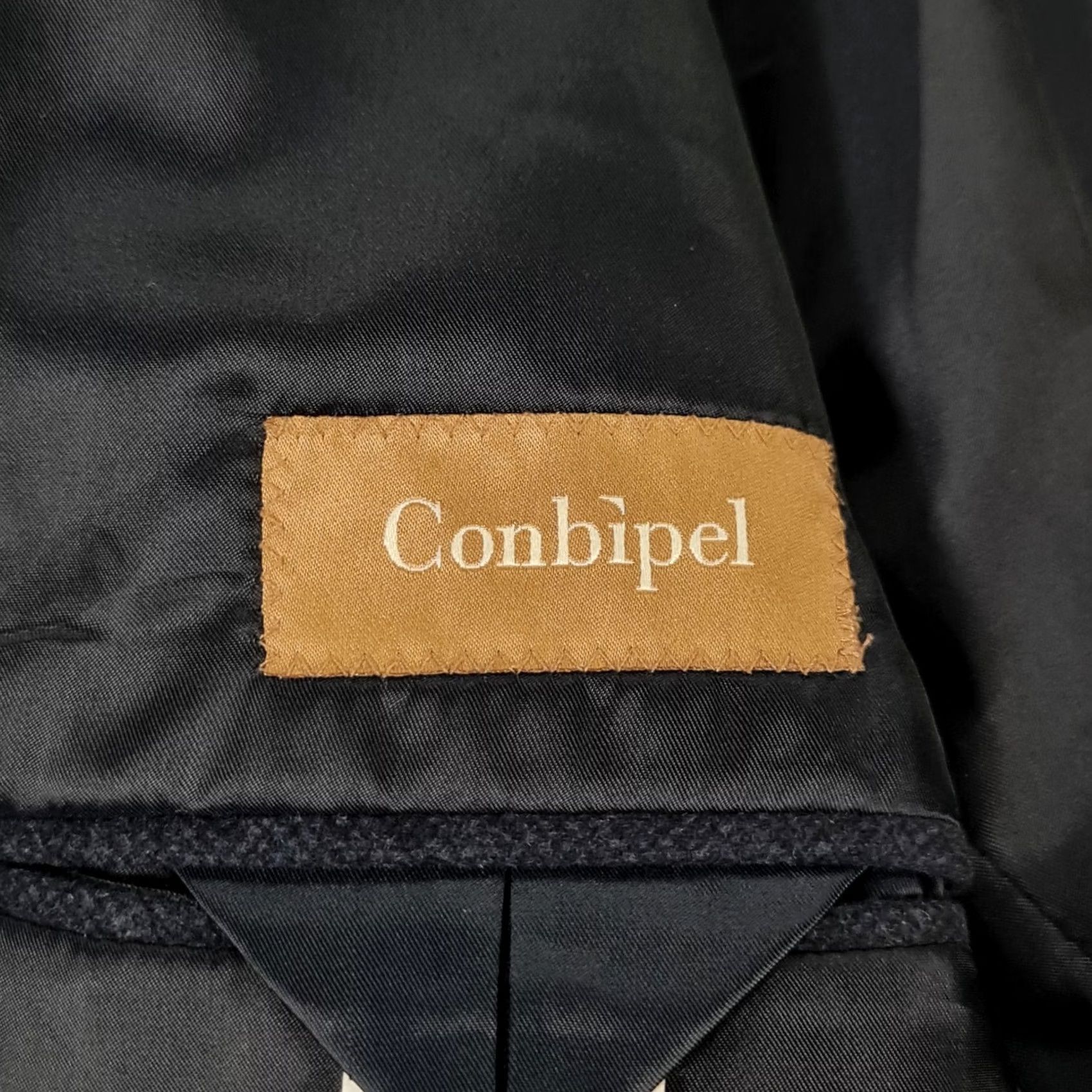 Vintage Conbipel Coat Navy Blue Wool Single-Breasted 42 IT52 Men Overcoat Long Winter Vintage No Size US XS / EU 42 / 0 - 7 Thumbnail