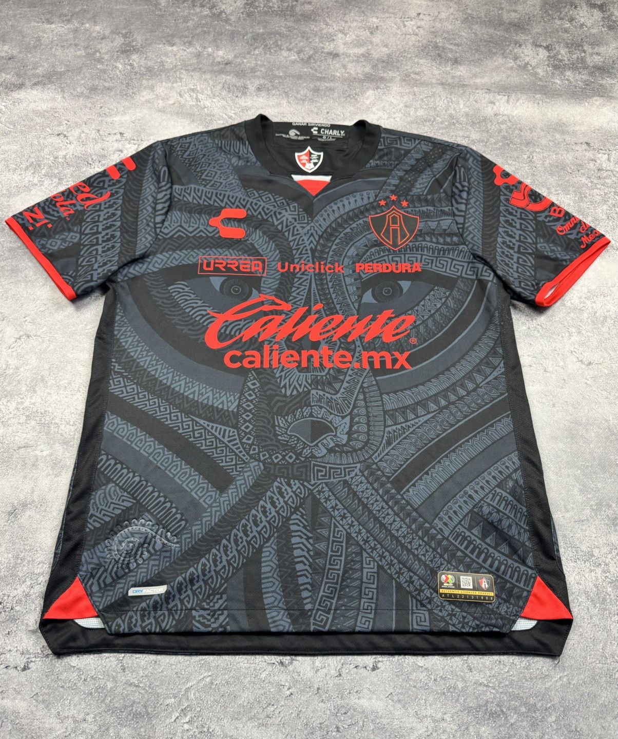 Other FC Charly Atlas 22/23 Jersey Size L Rojinegros Liga MX Size US L / EU 52-54 / 3 - 4 Thumbnail