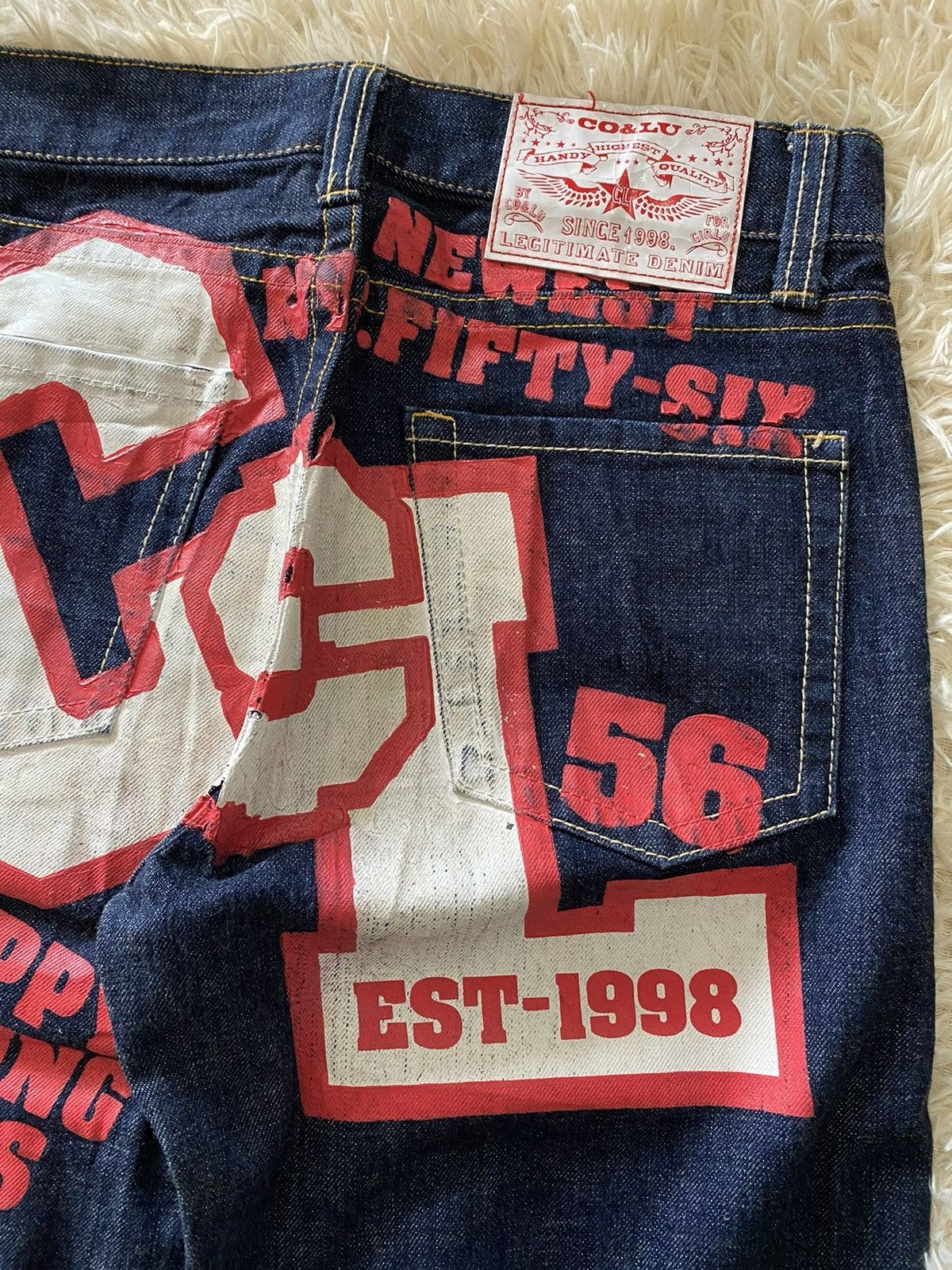 Hysteric Glamour Final Drop‼️ Co & Lu Big Spell Evisu Daicock Size US 30 / EU 46 - 9 Thumbnail