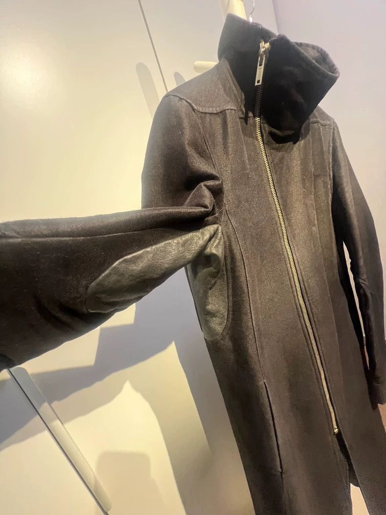 Rick Owens Rick Owens Black Wool Long Coat-2508 Size US M / EU 48-50 / 2 - 4 Thumbnail