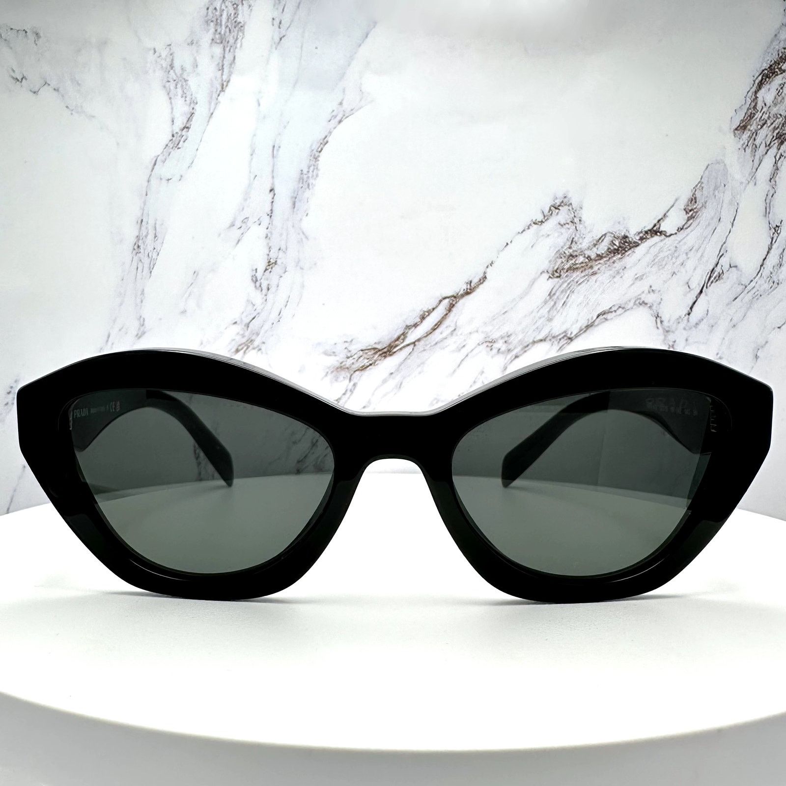 Prada New PRADA Sunglasses Black Butterfly Cat Eye Symbole Logo Size ONE SIZE - 2 Thumbnail
