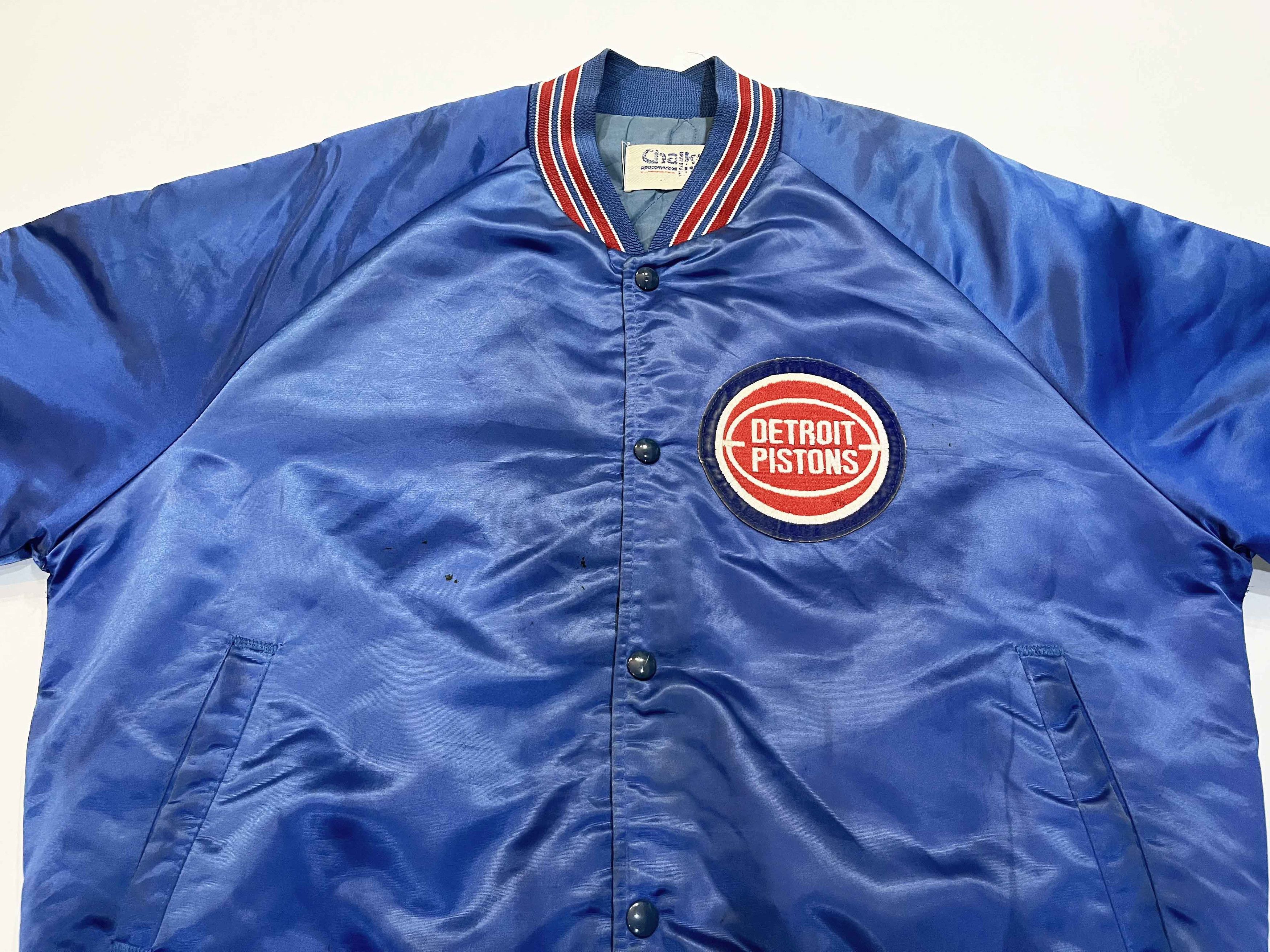 Chalk Line × NBA × Vintage Vintage Chalk Line NBA Detroit Pistons Satin Bomber Jacket Size US L / EU 52-54 / 3 - 5 Thumbnail