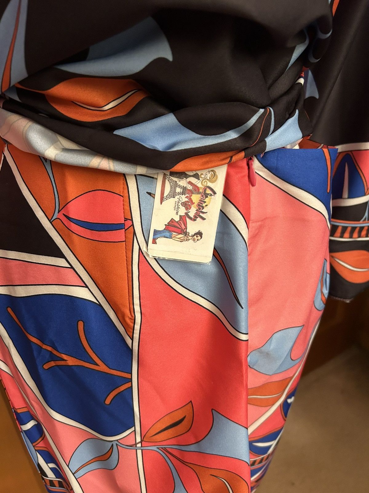 Designer × Other NWT, Lavishly Paris Vibrant Multicolored Shirt and Skirt Set Size M / US 6-8 / IT 42-44 - 14 Thumbnail
