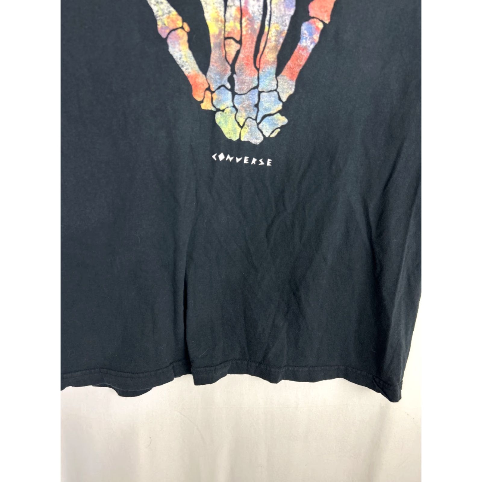 Converse Converse Shirt Mens Medium Black T Shirt I Love You Fingers Skeleton Size US M / EU 48-50 / 2 - 5 Thumbnail