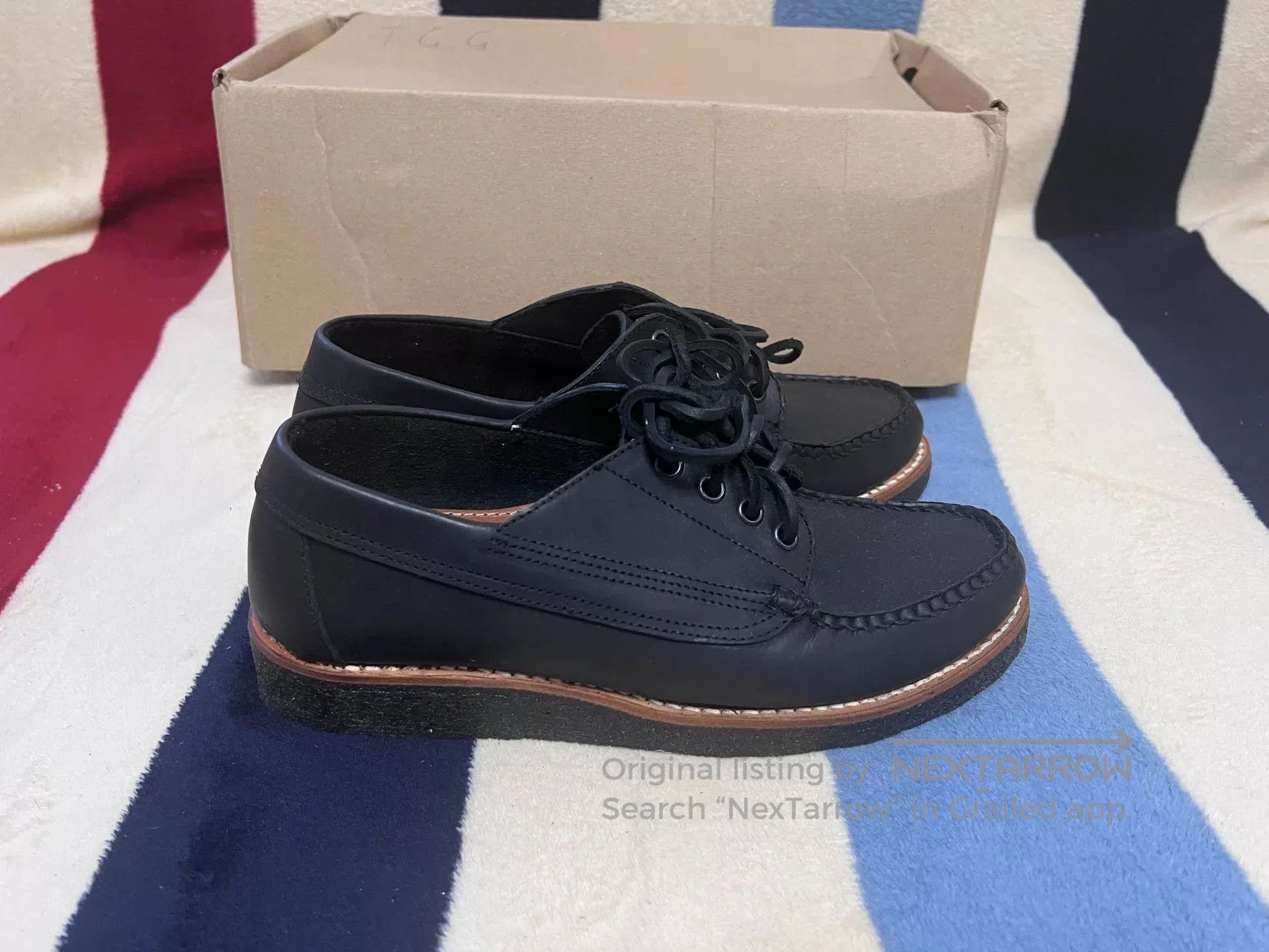 Yuketen Yuketen Black Boat Shoes. Size US 7 / EU 40 - 3 Thumbnail