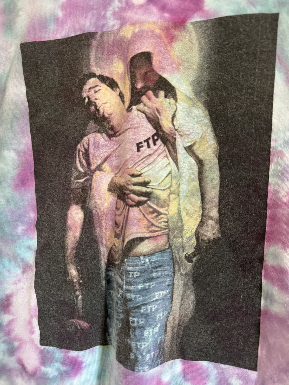Fuck The Population FTP custom tie-dye tee Size US XL / EU 56 / 4 - 2 Thumbnail