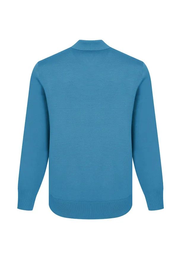 Loro Piana o1w1db10724 Polo Shirt in Blue Size US M / EU 48-50 / 2 - 2 Thumbnail