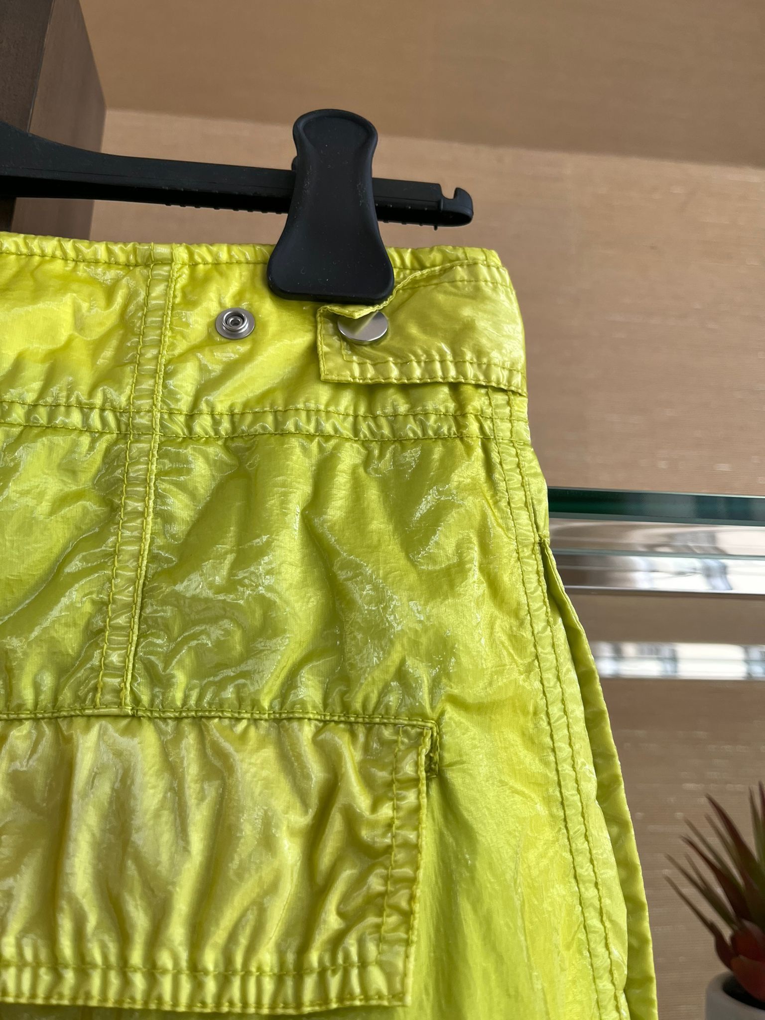 Bottega Veneta Multi Zip Cargo Pants in Acid Yellow Size US 30 / EU 46 - 15 Thumbnail