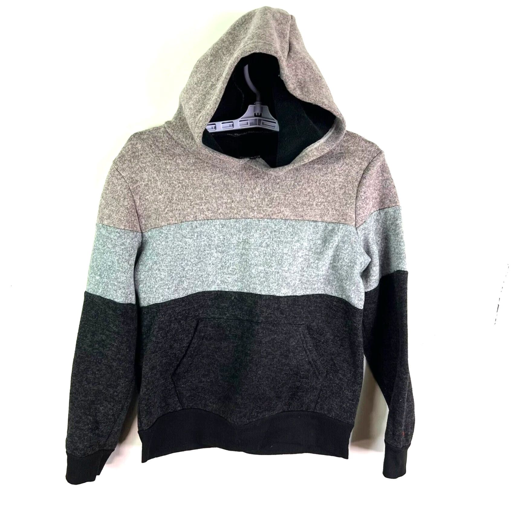 Vintage Hooded Sweatshirt Womens Size XL Heather Pink/Gray Size XL / US 12-14 / IT 48-50 - 2 Thumbnail