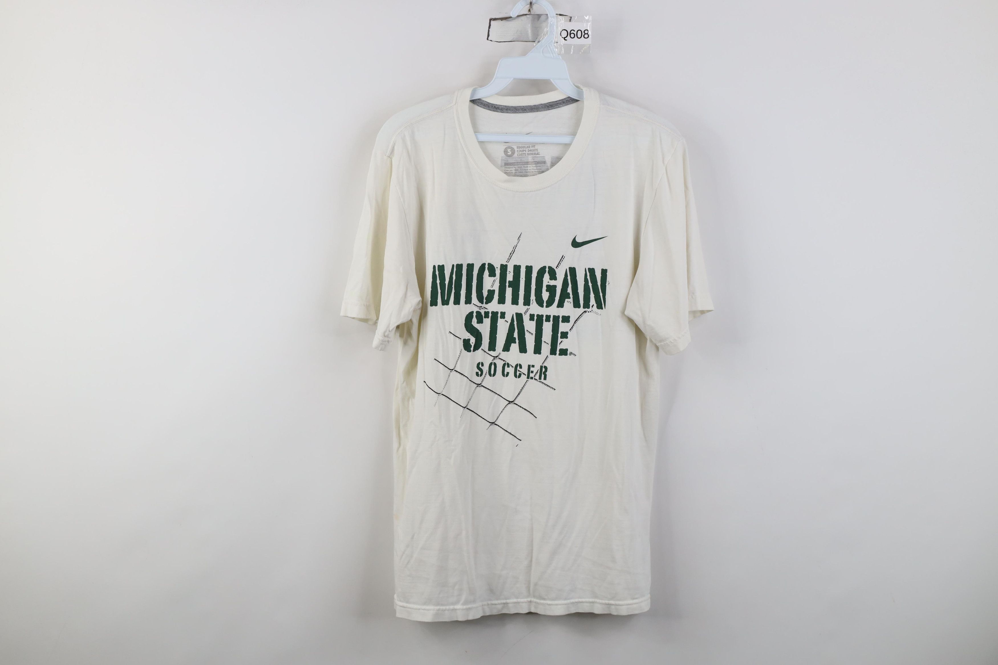 Nike Nike Michigan State University Soccer T-Shirt Distressed Size US S / EU 44-46 / 1 - 1 Thumbnail