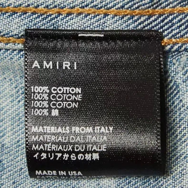 Amiri Amiri Back Kill Denim Jacket Size US XS / EU 42 / 0 - 5 Thumbnail