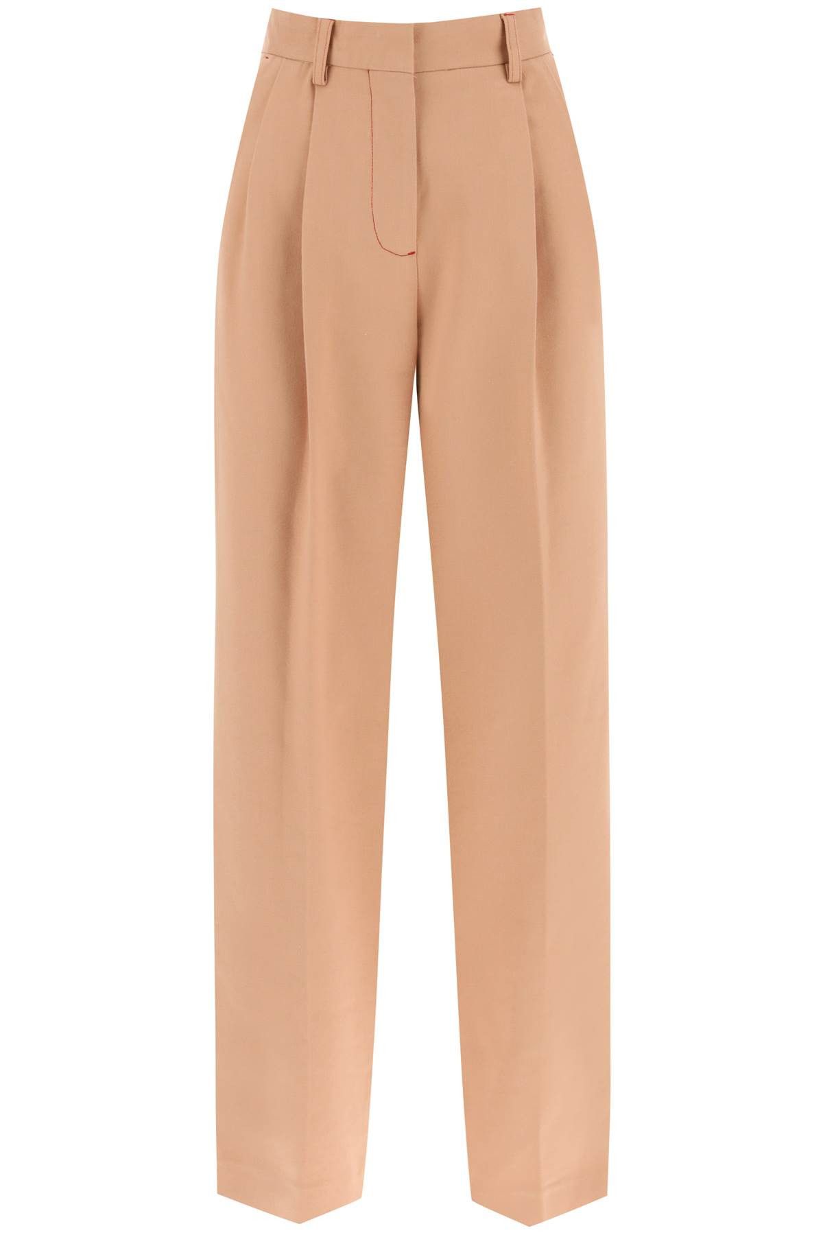 image of See By Chloe Cotton Twill Pants in Dusty Coral, Women's (Size 27)