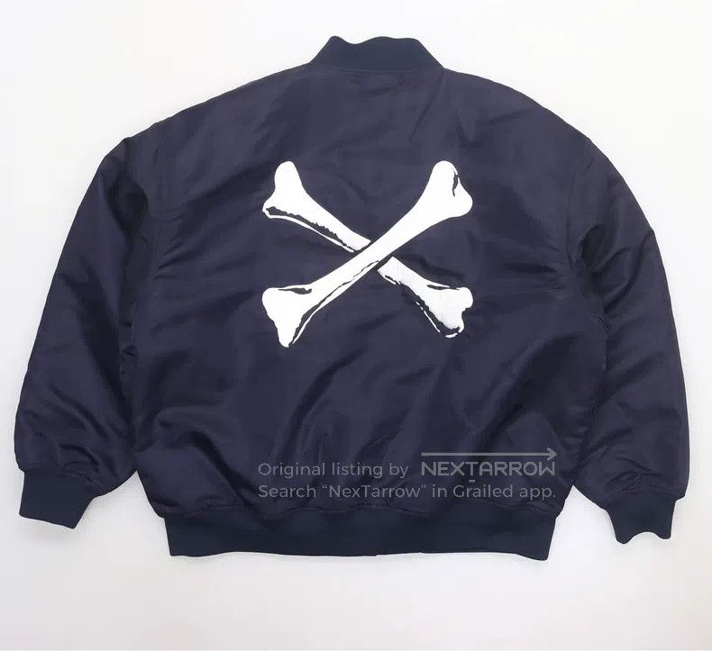 Wtaps Wtaps Bone nylon loose cotton jacket Size US L / EU 52-54 / 3 - 4 Thumbnail